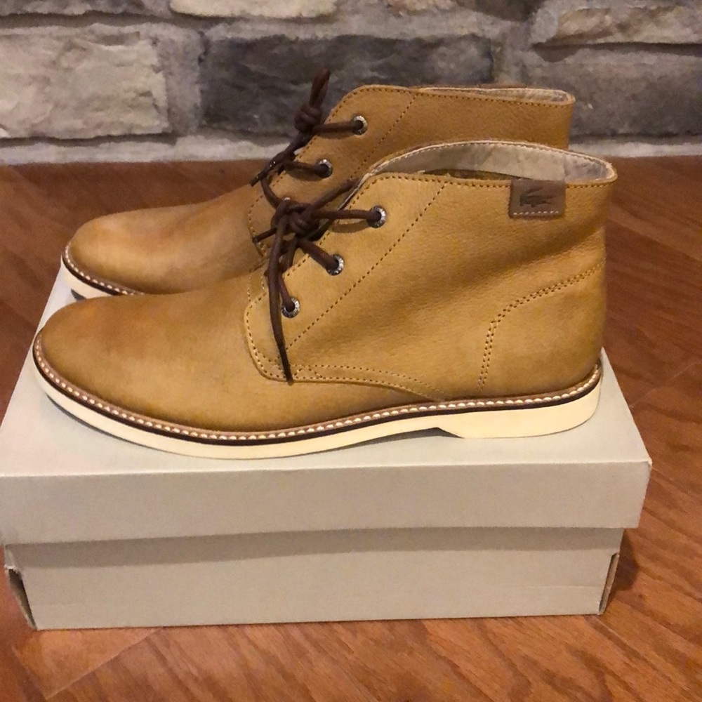 💥NIB Lacoste Men’s Chukka Boot Sz-8